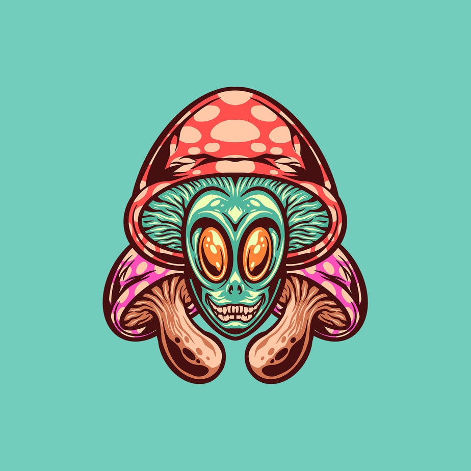 alien mushroom - Buy t-shirt designs