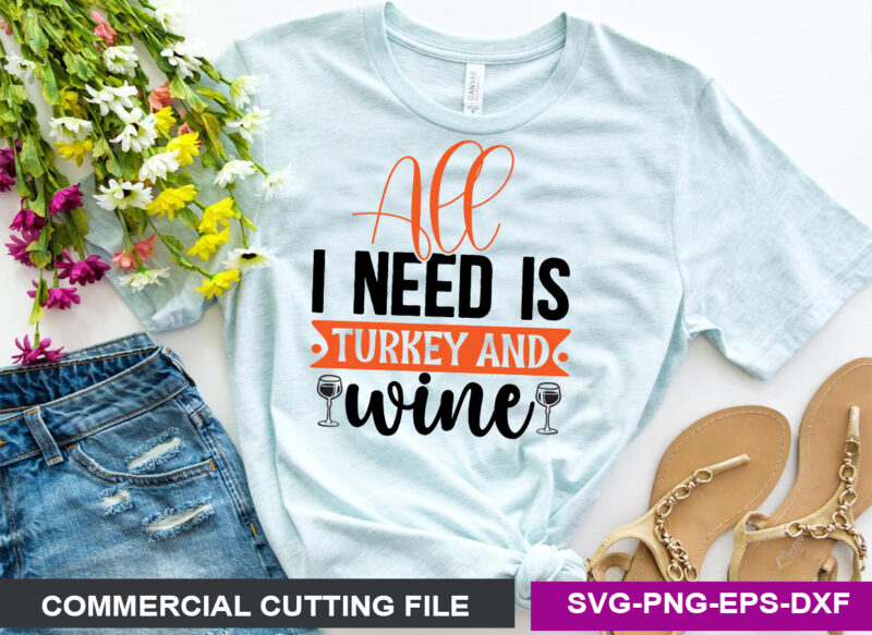 Thanksgiving SVG T shirt Design Bundle