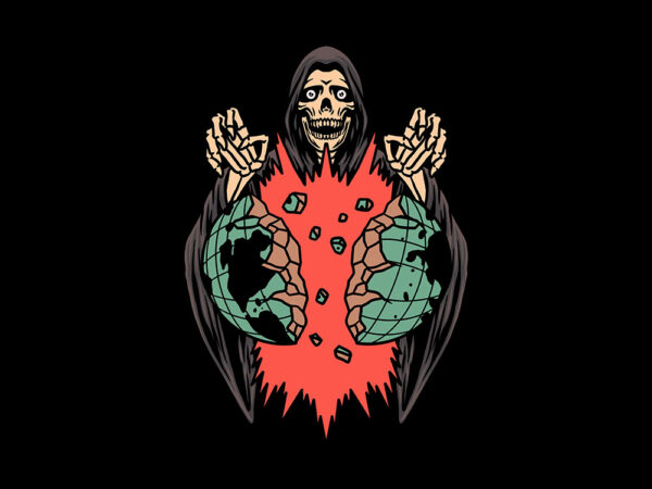 Doom t shirt vector illustration