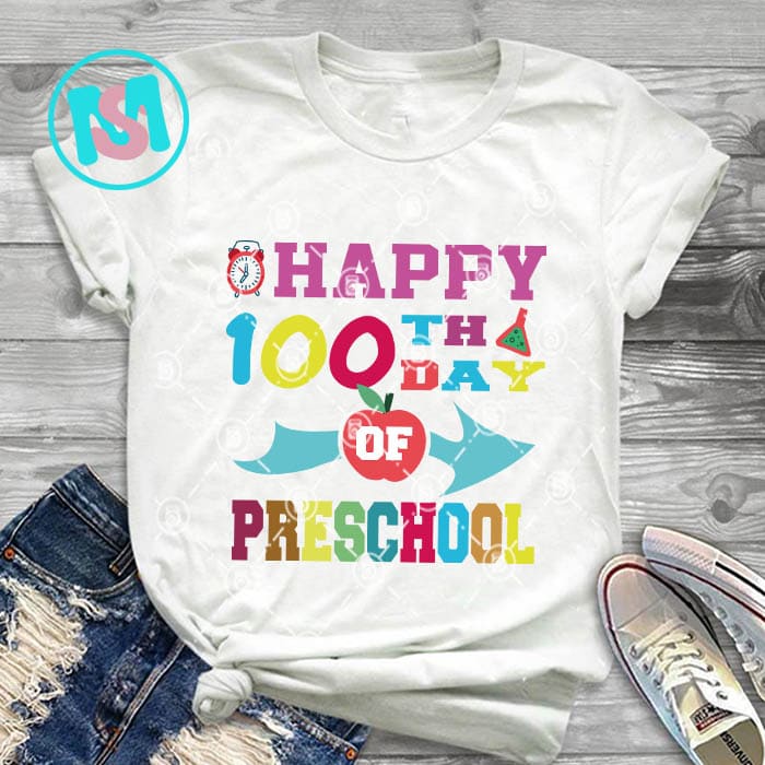 100th day of Back to School SVG Bundle | School SVG | Teacher SVG | 100 days of School svg | Kindergarten Svg | First day of school svg | Teacher Gift