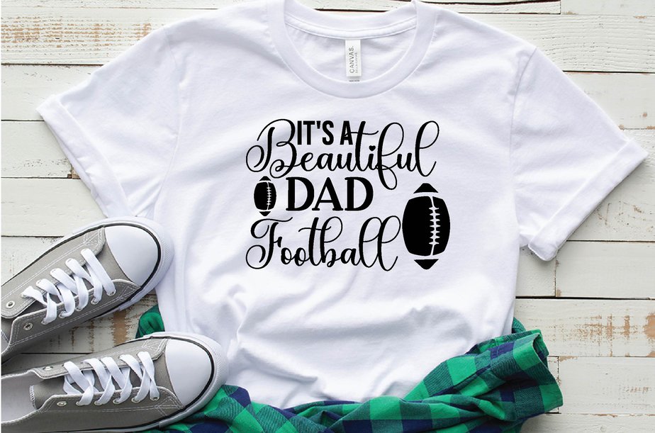 it's a beautiful dad football - Buy t-shirt designs