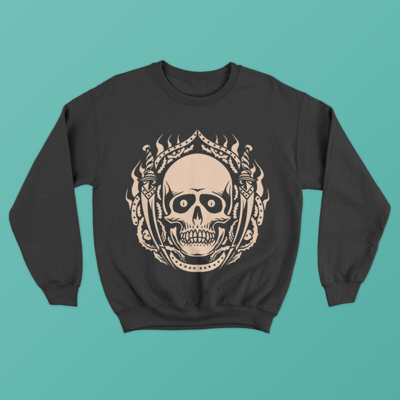 skull swords - Buy t-shirt designs
