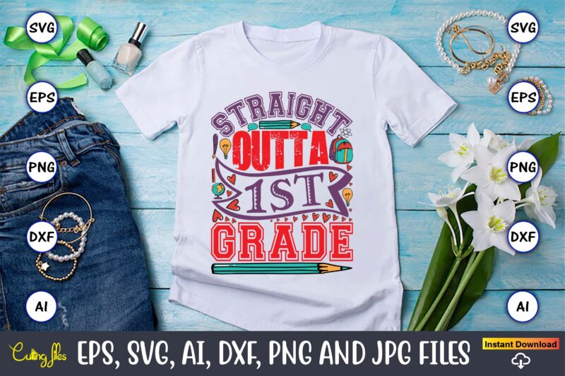 Back To School SVG 15 Design Bundle, Back to School,Happy Back to School,Back to School Svg Bundle, Hello Grade Svg, First Day of School Svg, Teacher Svg, Shirt Design, Cut