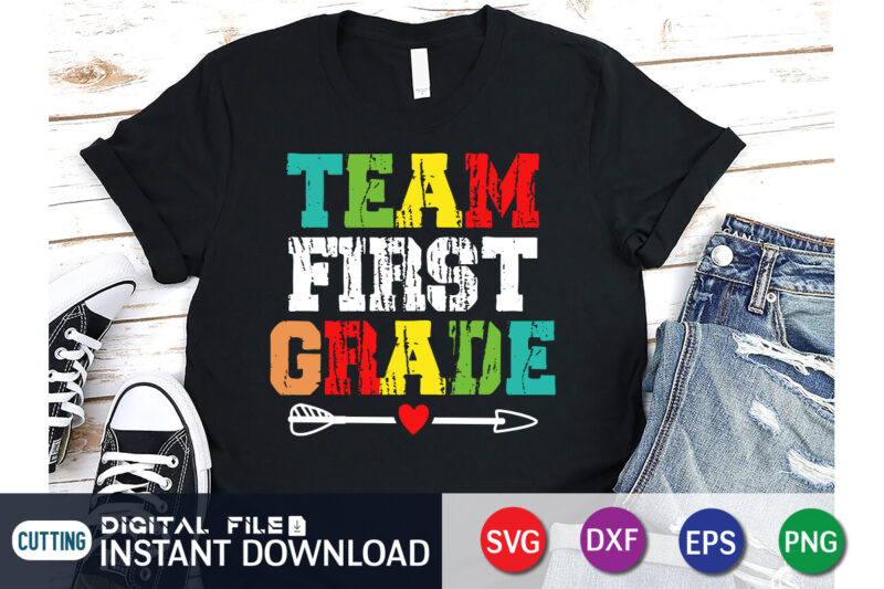Team First Grade Svg Shirt, Team First Grade Svg, 1st Grade Squad Svg, First day of School Svg, Back To School Svg, Teacher Leopard Svg, Teacher Shirt Svg Files