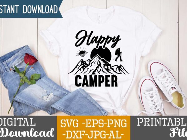 Happy camper,dear santa i want it all svg cut file , christmas tshirt design, christmas shirt designs, merry christmas tshirt design, christmas t shirt design, christmas tshirt design for family,