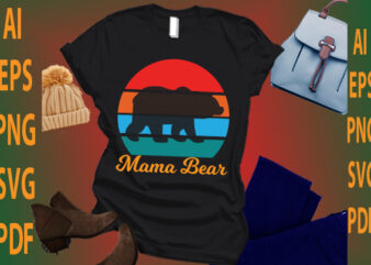 Mama Bear t shirt designs for sale