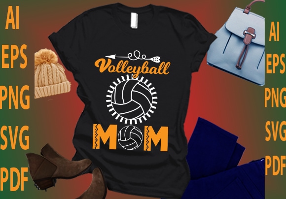 Volleyball Mom - Buy t-shirt designs