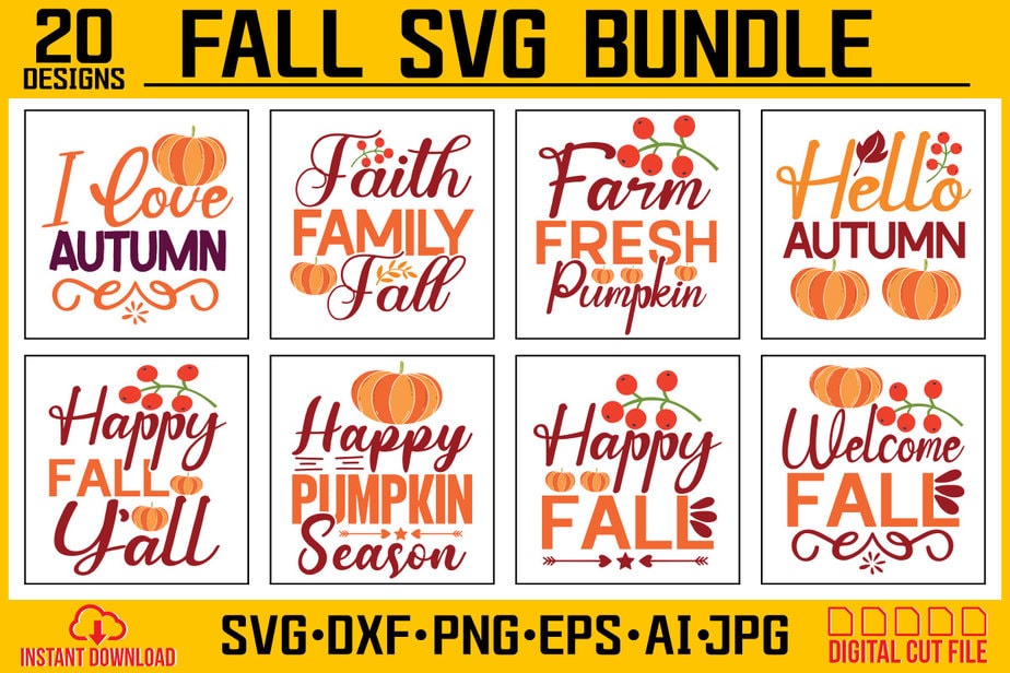 Bundle 120 Fall Designs, Autumn Svg, Fall Cut File Autumn, Cut File Fall  Sayings Svg, Thanksgiving Svg, Fall Quotes Svg, Fall Vector 1025621346 -  Buy t-shirt designs