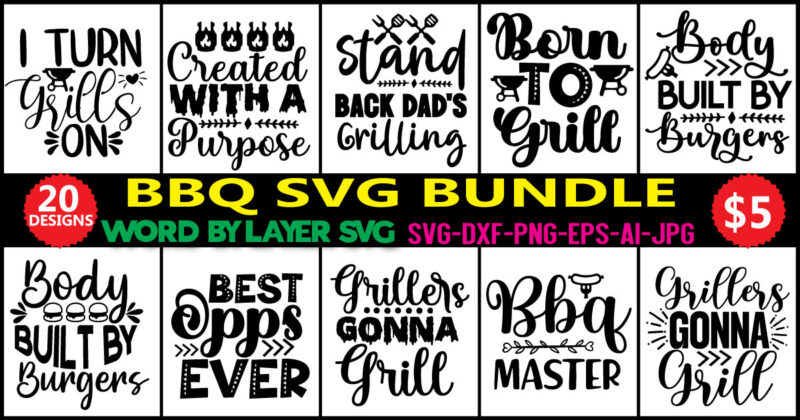 Bbq svg bundle 20 T-Shirt design,for cricut shirt, bbq svg bundle, grilling svg bundle, grilling png bundle, bbq png bundle, bbq designs, grilling designs,BBQ Svg, Grilling Svg, Barbecue Svg, Barbecue