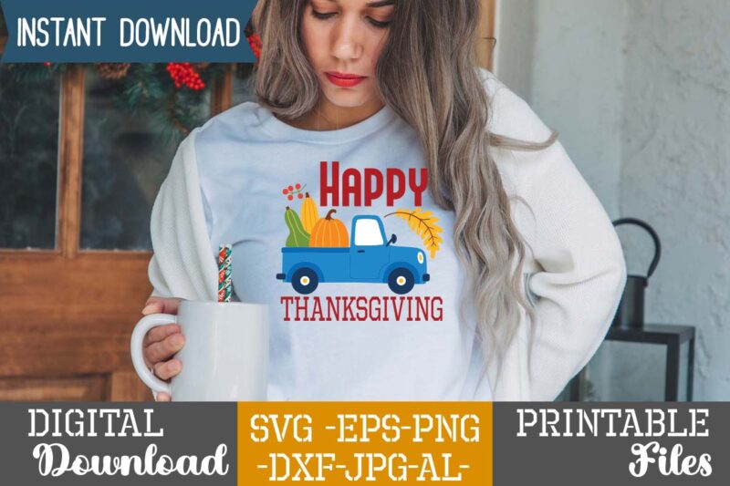 Happy Thanksgiving SVG Design