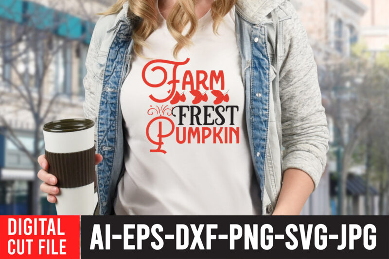 Farm Fresh Pumpkin T-shirt Design, Fall T-Shirt Design Bundle , Fall SVG Bundle Quotes , Funny Fall SVG Bundle 20 Design , Fall svg bundle, autumn svg, hello fall svg,