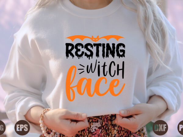 Resting witch face t shirt design online