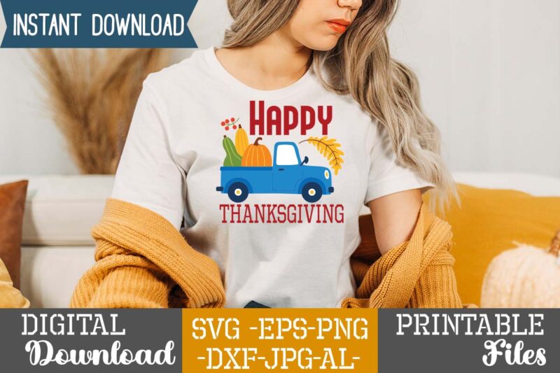 Happy Thanksgiving SVG Design