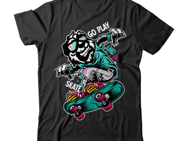 Go play and do skate vector illustration design , skate tshirt design vector , skate vector graphic t-shirt design , skate or die vector t-shirt design,skate graphic tshirt design ,skate