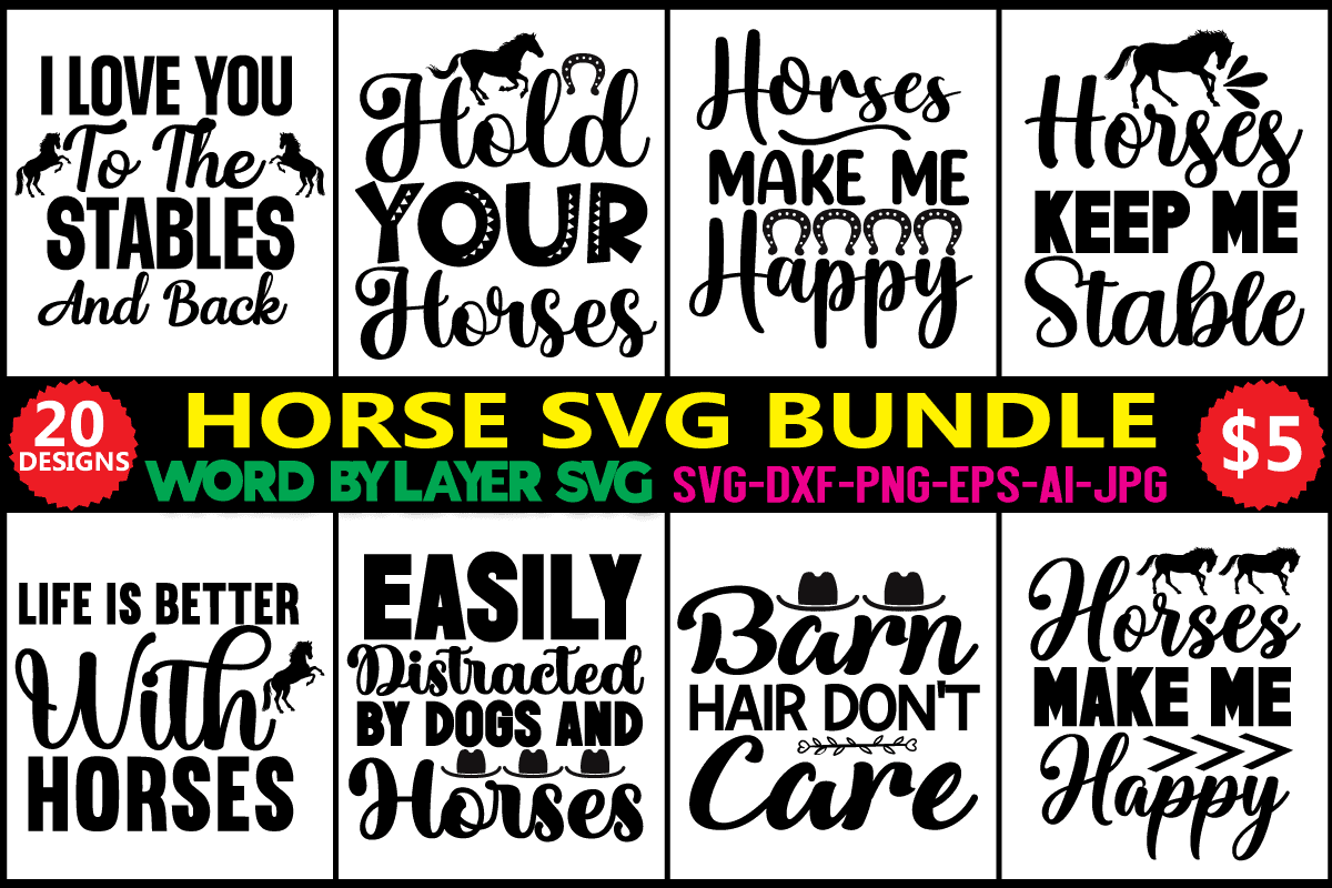 Horse SVG Bundle, horses svg, cowboy svg, cowgirl svg, farm svg, svg ...