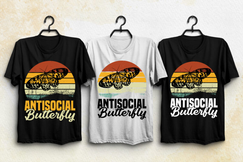 Vintage Retro Sunset T-Shirt Design Bundle