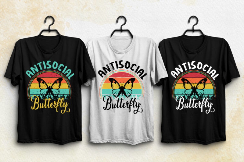 Vintage Retro Sunset T-Shirt Design Bundle