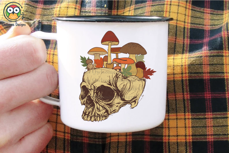 Skull mushroom Sublimation