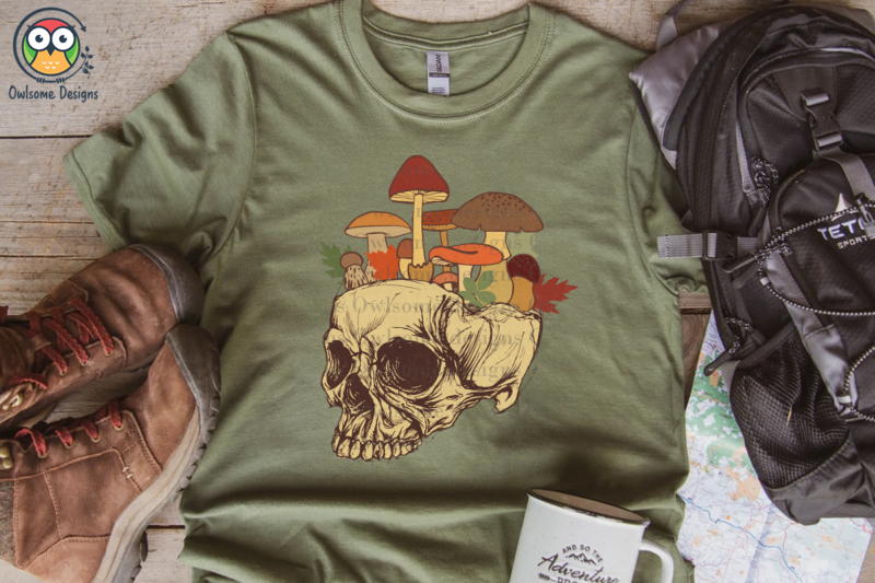 Skull mushroom Sublimation