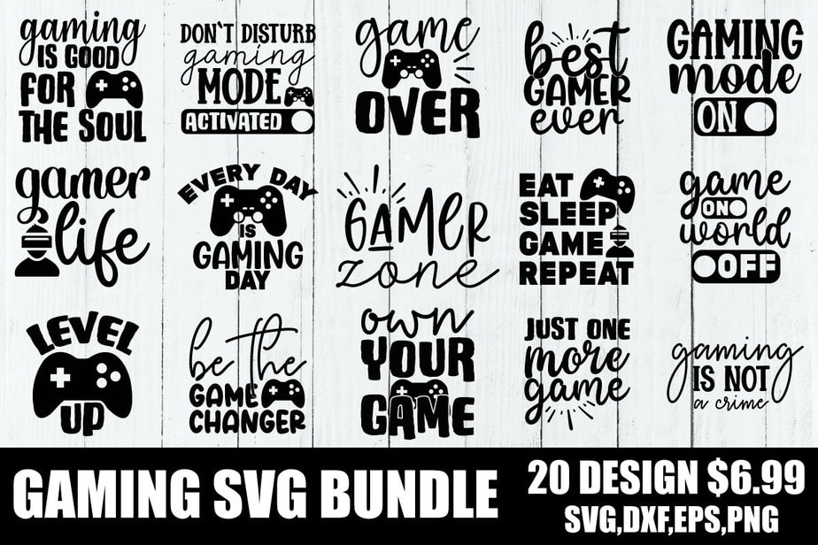 gaming svg bundle - Buy t-shirt designs