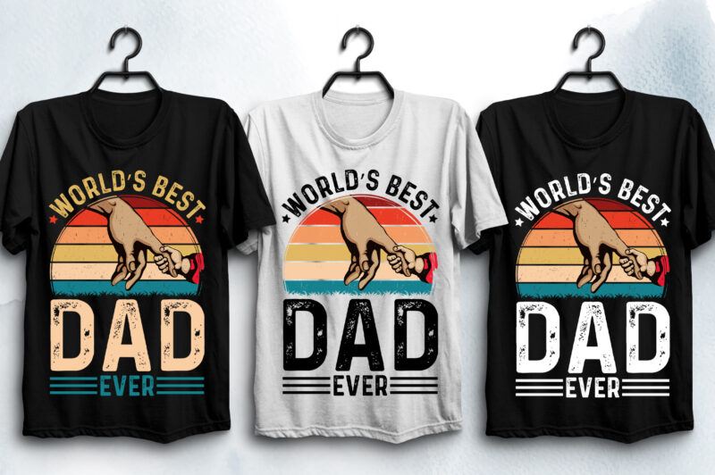 Dad Father Papa T-Shirt Design Bundle