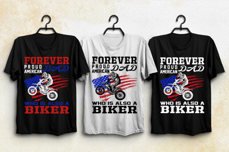 Bicycle Biker T-Shirt Design Bundle