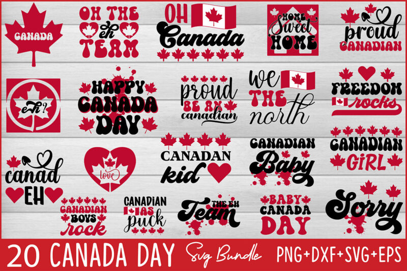 Canada Day SVG Bundle