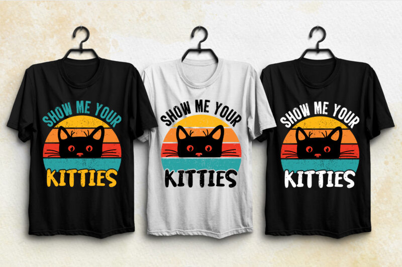 Cat T-Shirt Design Bundle