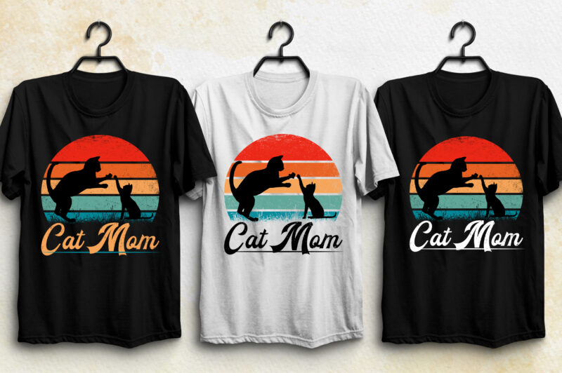 Sunset Retro T-Shirt Design Bundle