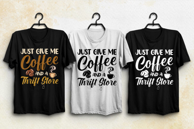 Coffee T-Shirt Design Bundle