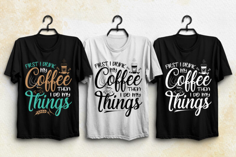 Coffee T-Shirt Design Bundle