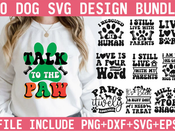 Dog svg design bundle