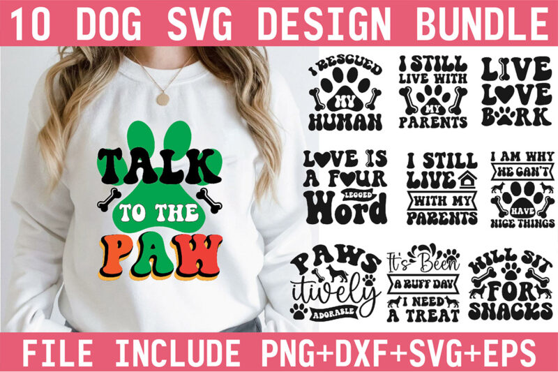 Dog Svg Design Bundle