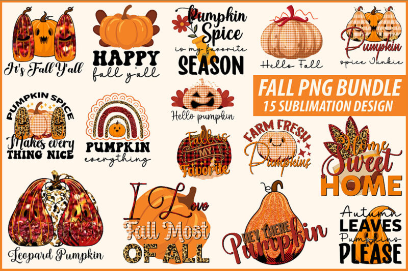 Fall Png Bundle