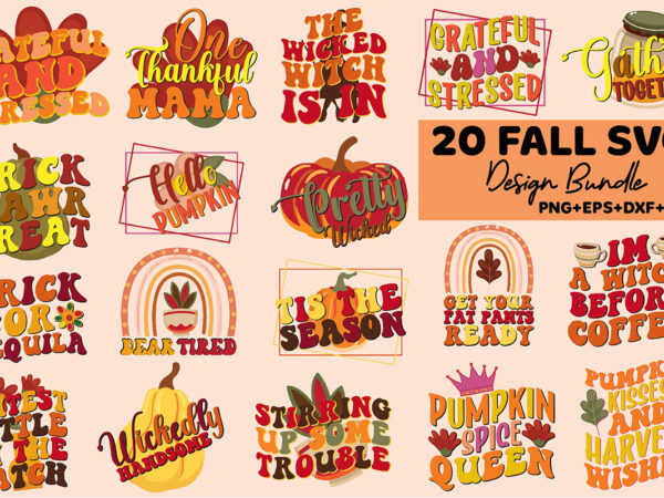 Fall svg design bundle svg cricut files