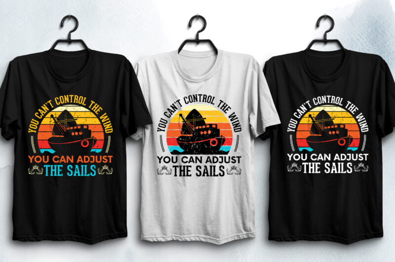 Sunset Retro T-Shirt Design Bundle