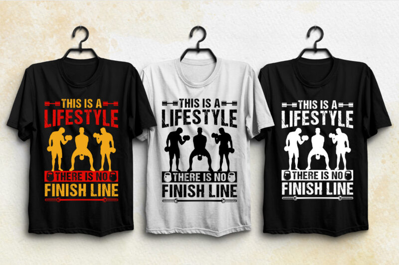 GYM Fitness T-Shirt Design Bundle - Buy t-shirt designs