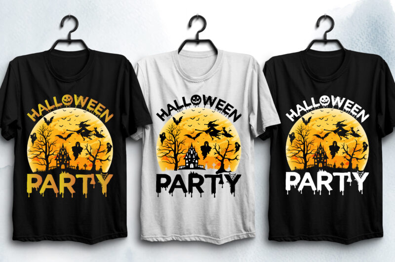 Halloween T-Shirt Design Bundle