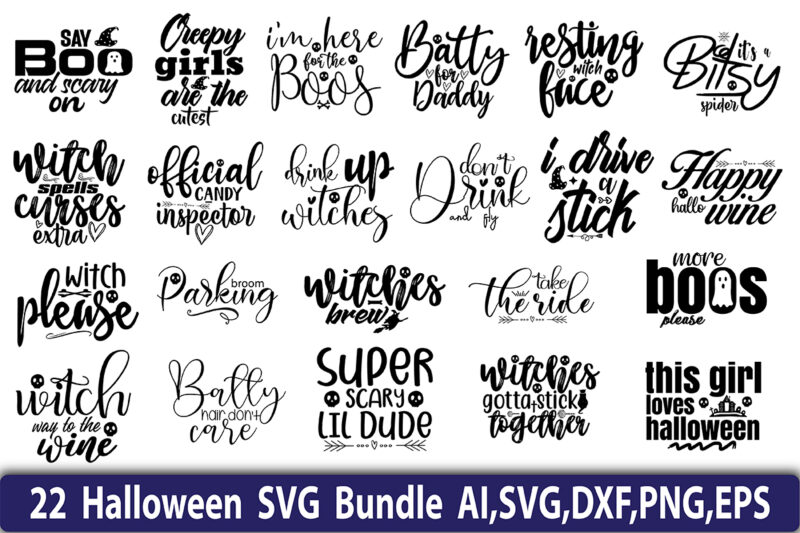 Halloween SVG Bundle