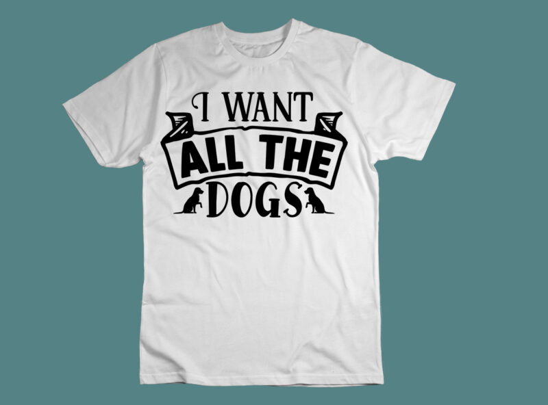 Dog SVG T shirt Design Bundle