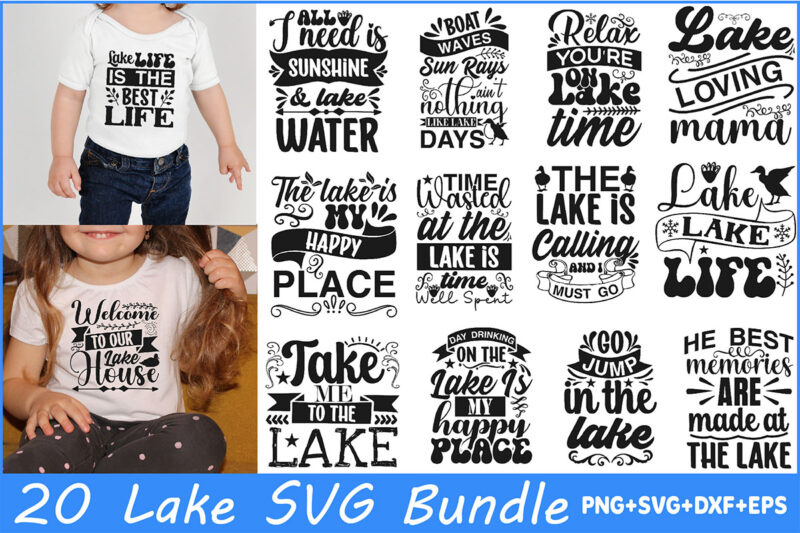 Lake SVG Bundle