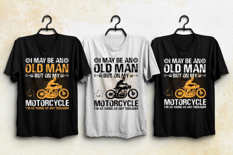 Bicycle Biker T-Shirt Design Bundle