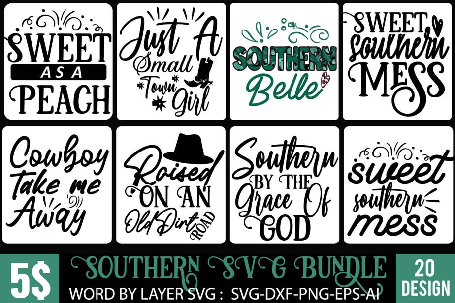 Cowgirl Svg Bundle - Western svg - Southern SVG - Country SVG - Howdy ...