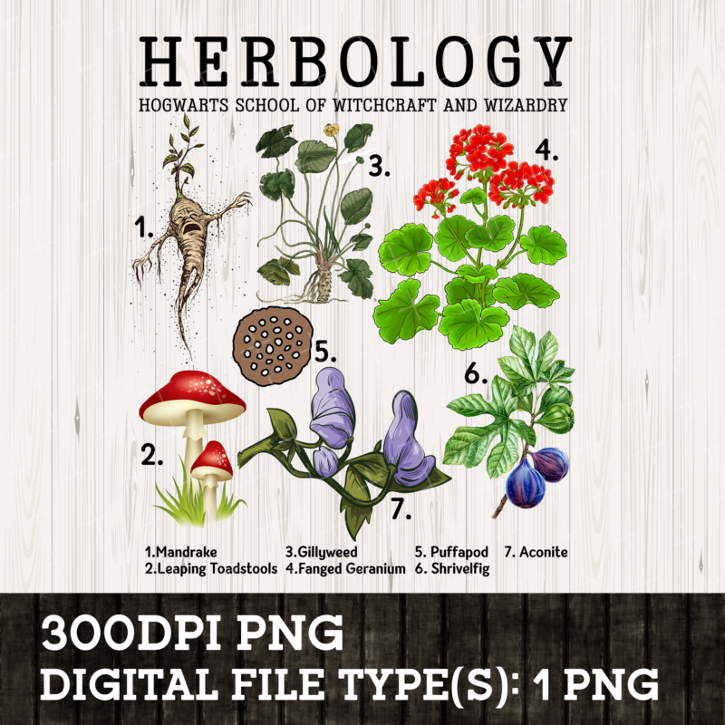 herbology tshirt