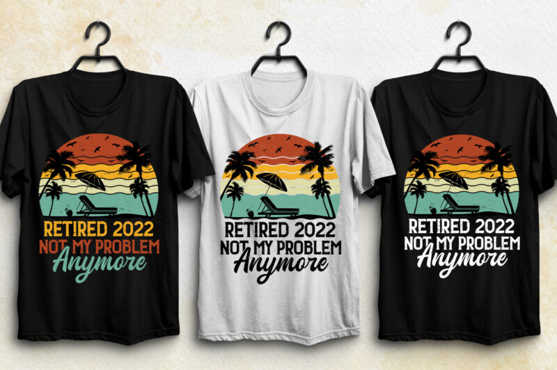 Sunset Retro Vintage T-Shirt Design Bundle