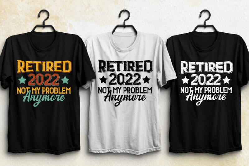 Retired T-Shirt Design Bundle