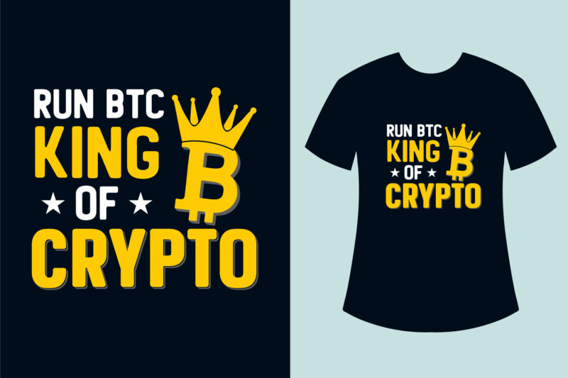 Bitcoin T-shirt Designs, Crypto T-shirt Designs, Bitcoin T-shirt Design Bundle