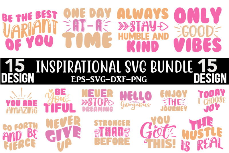 Inspirational SVG Design Bundle