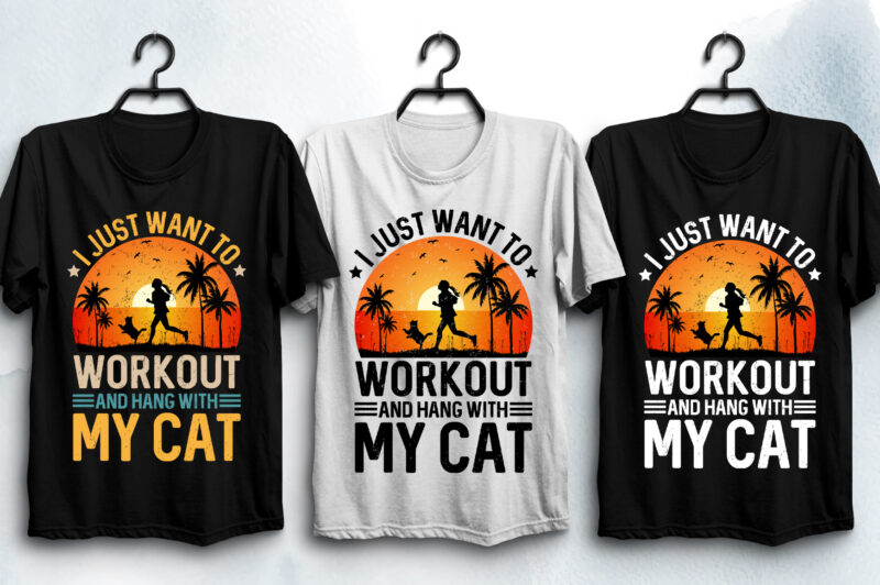 Sunset Retro Vintage T-Shirt Design Bundle