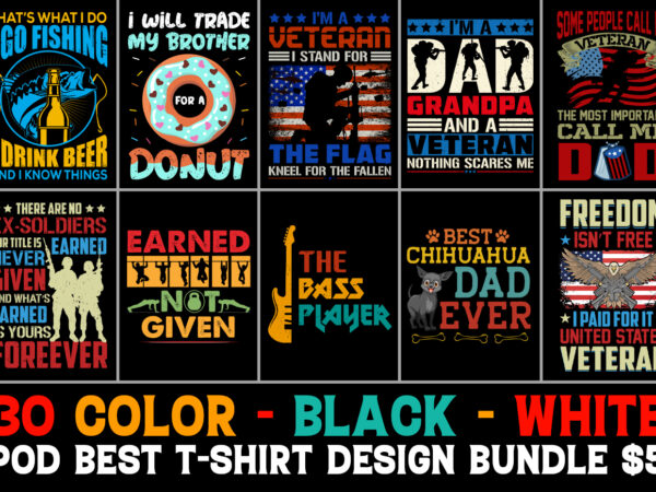 T-shirt design bundle